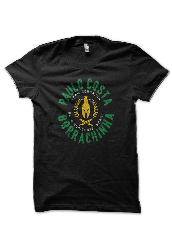 Paulo Costa Black T-Shirt Hoodie, Sweatshirt | PureTeeCo.com