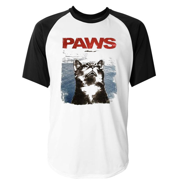 Paws Baseball Tshirt Hoodie, Sweatshirt | PureTeeCo.com