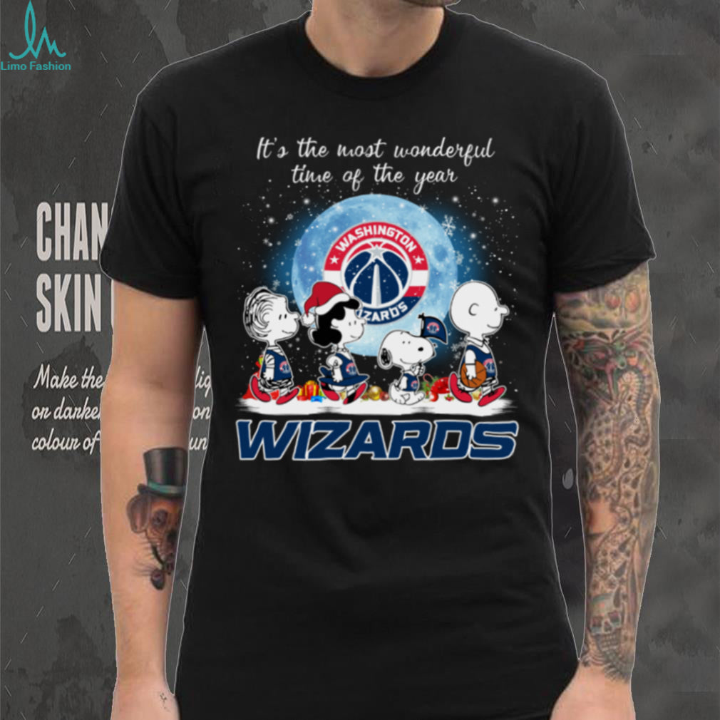 Peanut Characters Abbey Road It The Most Wonderful Time Of The Year Washington Wizards Tee