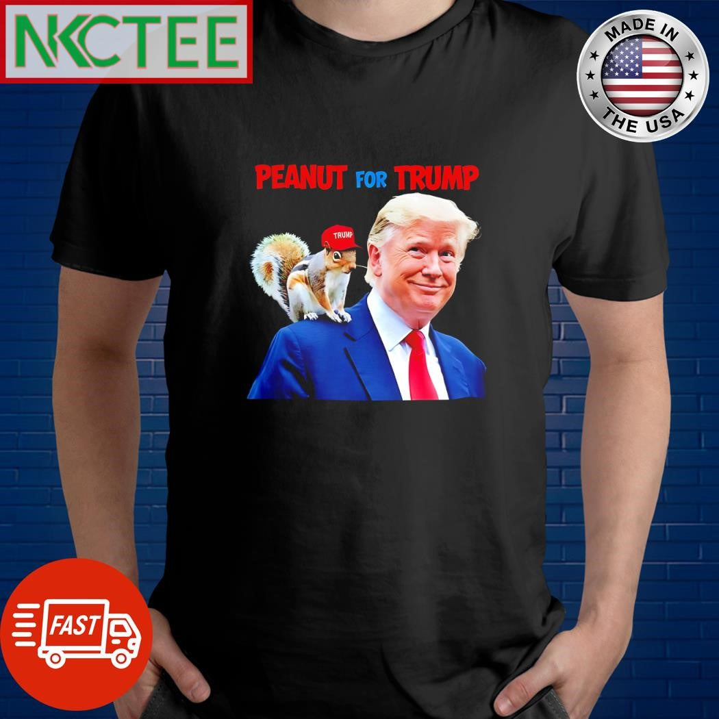 Peanut The Squirrel for Donald Trump 2024 shirt