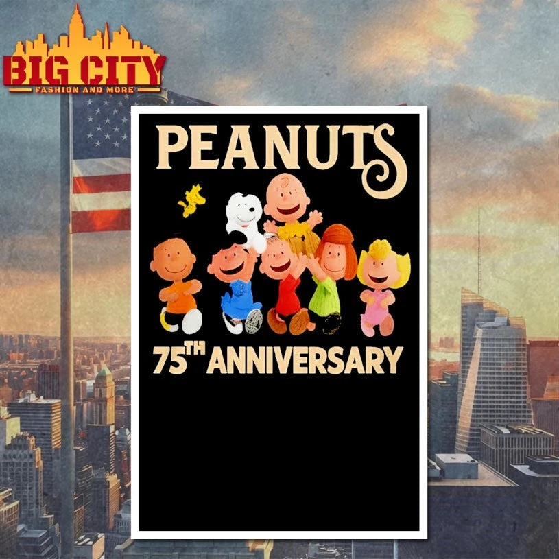 Peanuts 75Th Anniversary 1950 2025 shirt