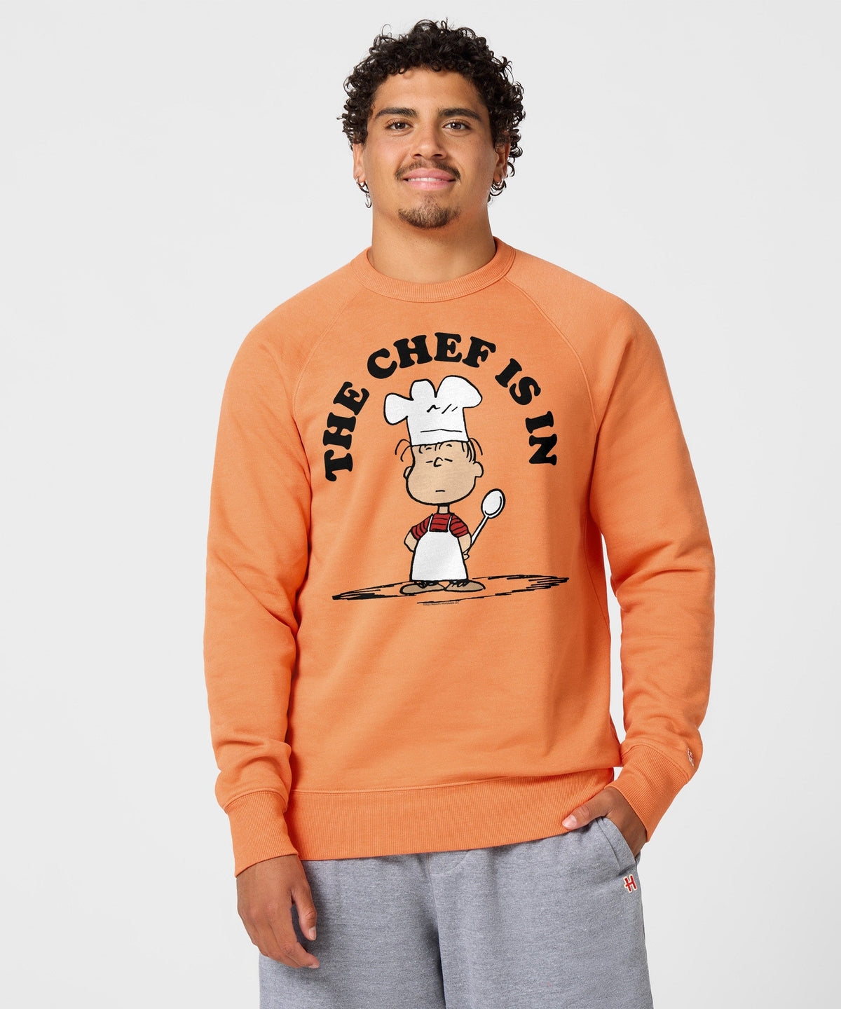 Peanuts Linus The Chef Is In Crewneck