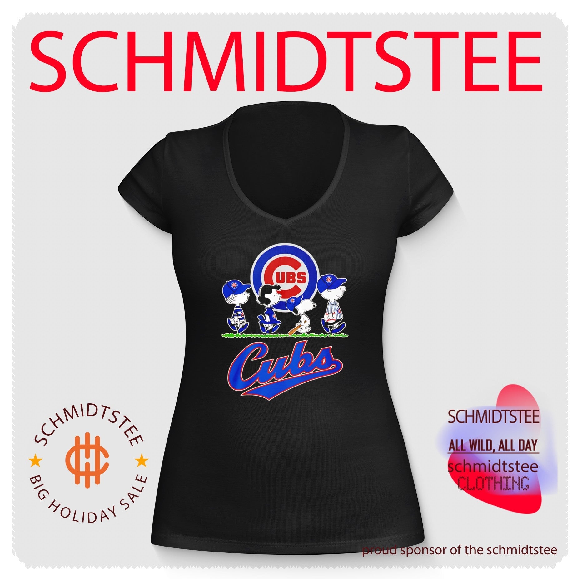 Peanuts characters Chicago Cubs baseball abbey road shirt