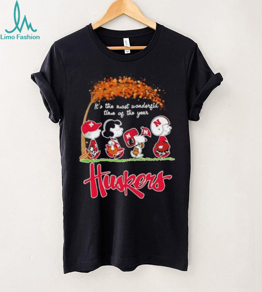 Peanuts x Nebraska Huskers Halloween 2026 It’s the Most Wonderful Time of the Year T Shirt