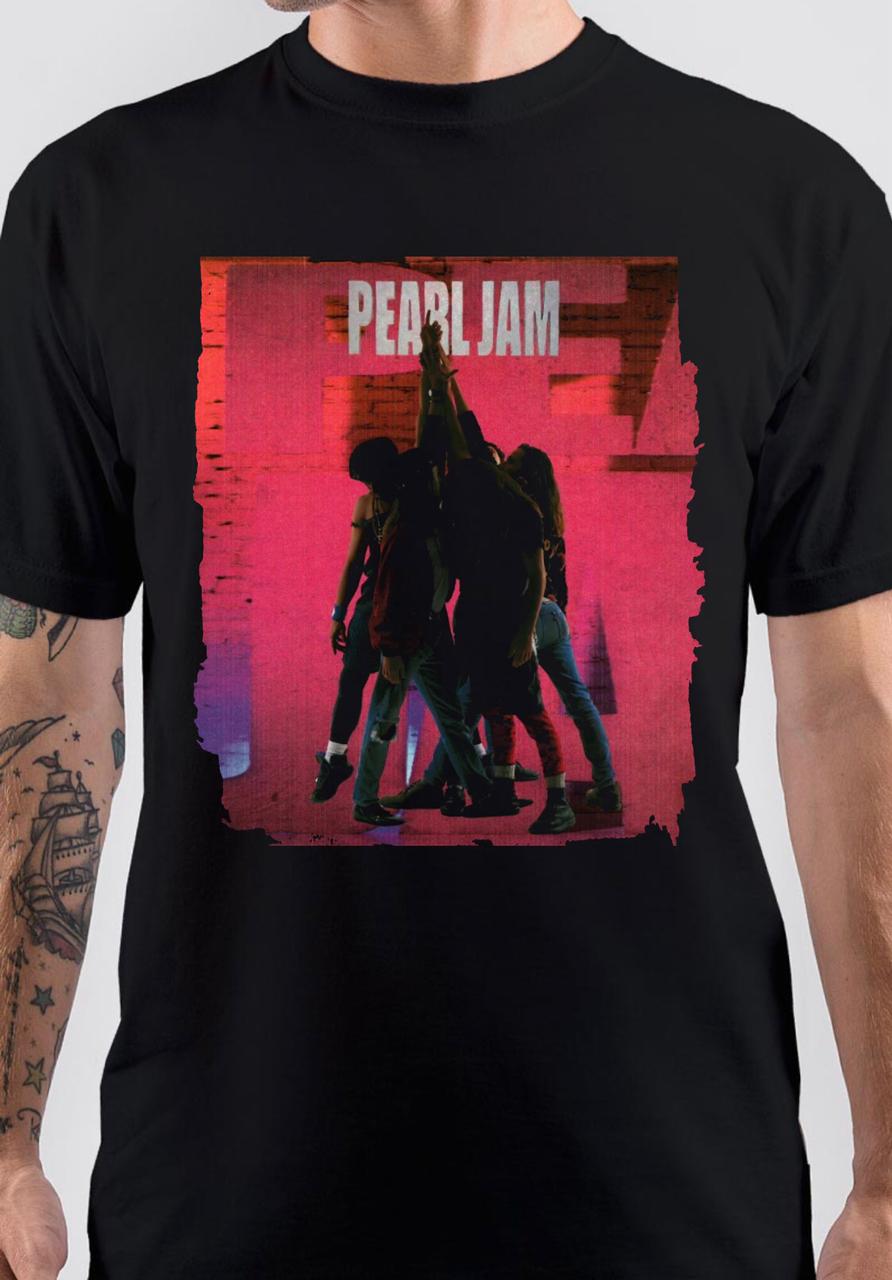 Pearl Jam Black T-Shirt Hoodie, Sweatshirt | PureTeeCo.com