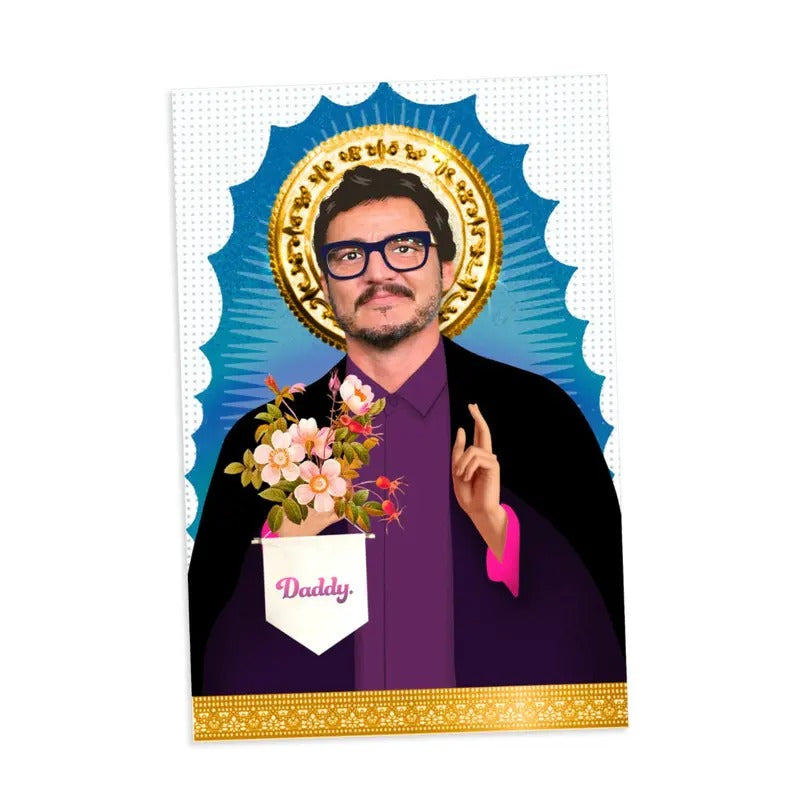 Pedro Pascal Prayer Candle Sticker (candle not included) 4x6 by TheFive15 T-Shirts, Hoodie, Sweatshirt | PureTeeCo.com