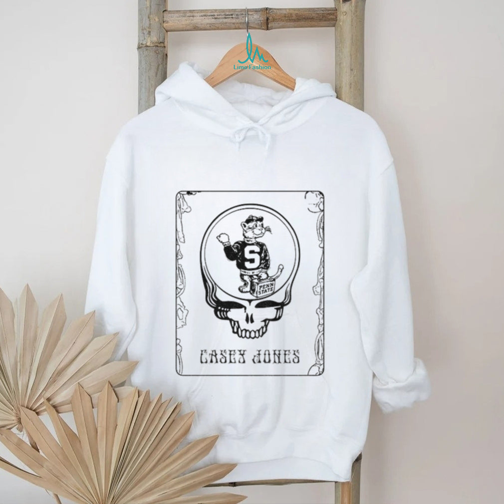 Penn State Nittany Lion Grateful Dead Skull Casey Jones Mascot parody shirt