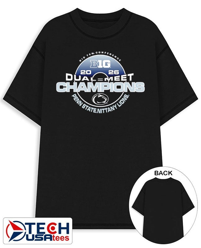 Penn State Nittany Lions 2026 Big Ten Wrestling Dual Meet Champions shirt