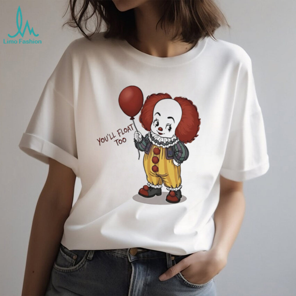 Pennywise you’ll float too Clown Halloween shirt
