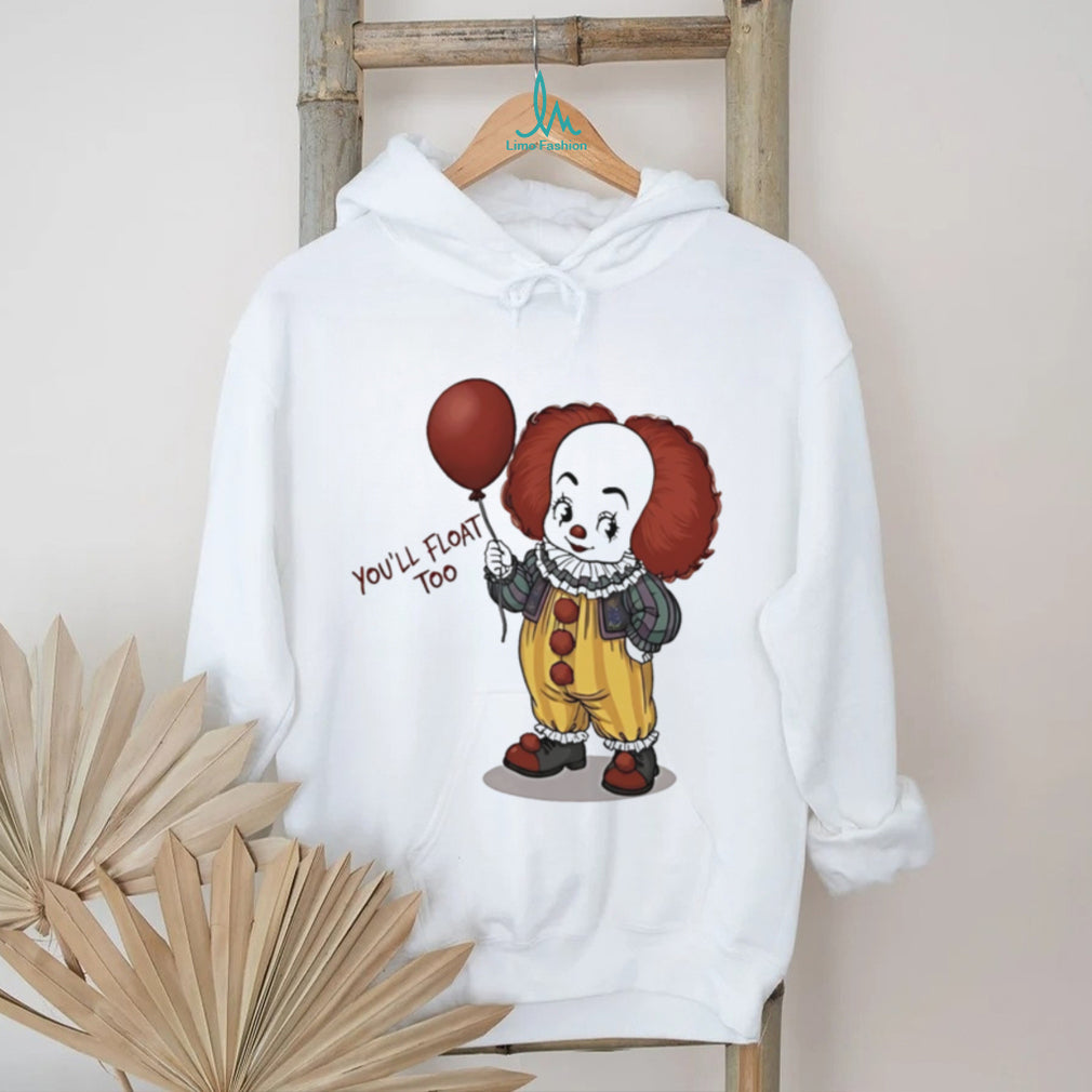 Pennywise you’ll float too Clown Halloween shirt