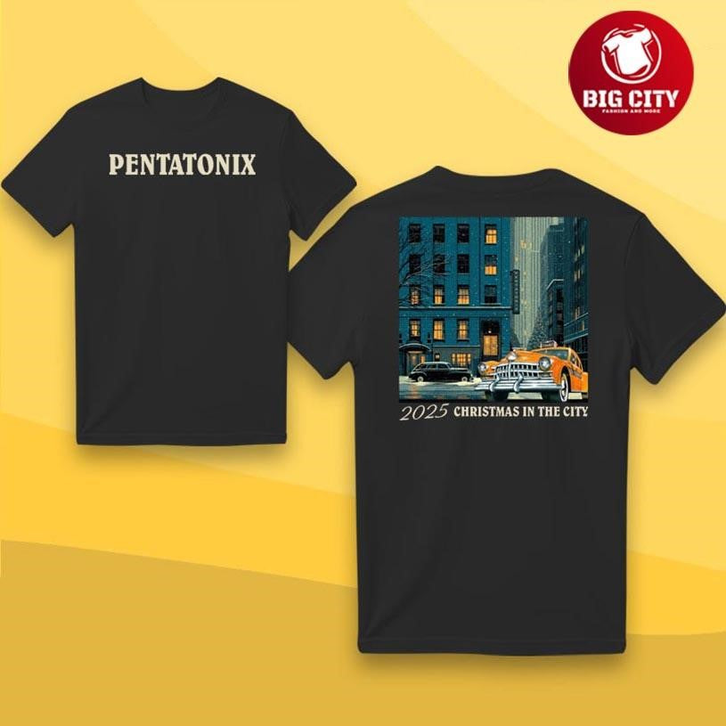 Pentatonix 2025 Christmas In The City Two Sided Shirt