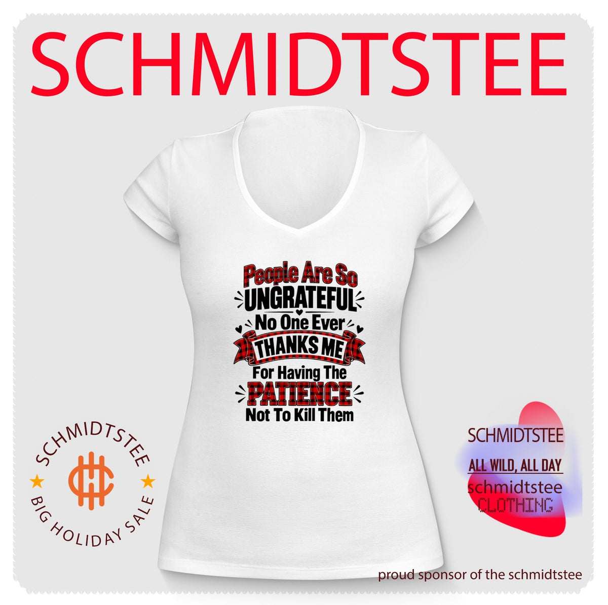 People Are So Ungrateful No One Ever Thanks Me for Having the Patience Not to Kill Them shirt