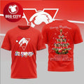 Personalised Sydney Swans Football Christmas Family Matching Two Sided Shirt