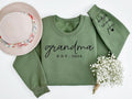 Personalized Grandma Sweatshirt with Grandkids Names on Sleeve, Custom Granny Sweater, Est Date Gramma Sweatshirt, Gift...