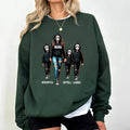 Personalized Halloween Mama T-shirt, Custom Kids Names Sweatshirt, Spooky Mom Sweatshirt, Matching Family Halloween...