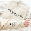 Personalized Mama Christmas Sweatshirt, Mama Custom Christmas Shirt, Custom Mama Mimi Gammy Gigi Shirt, Gift for Grandma...