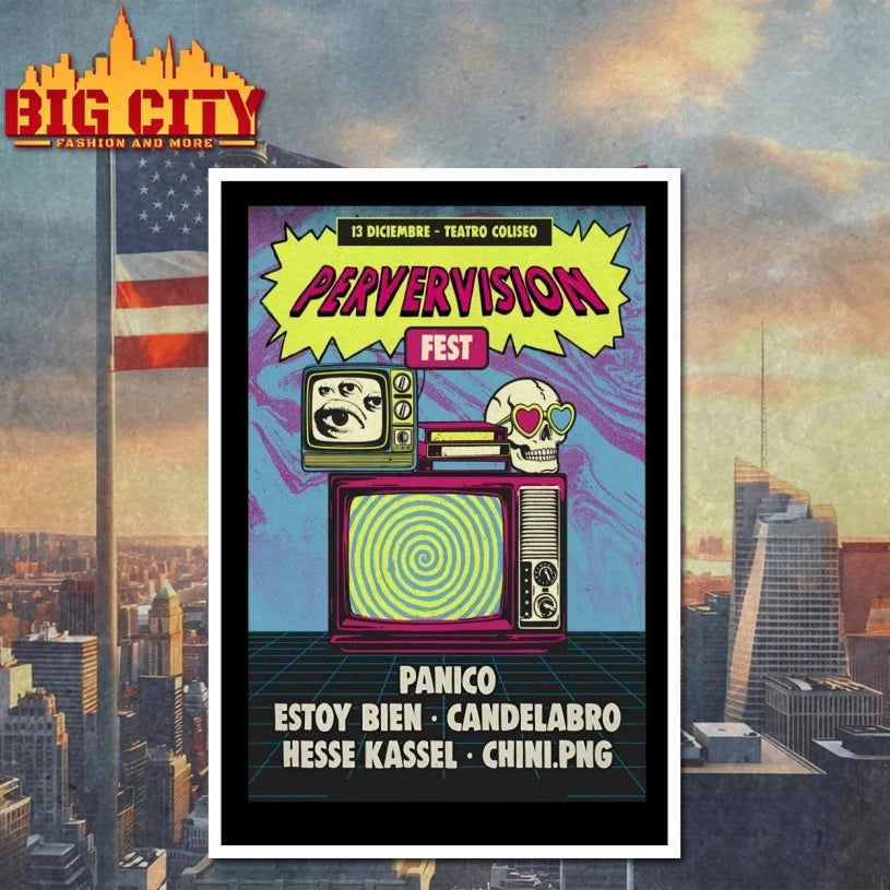 Pervervision Fest 12.13.2025 Teatro Coliseo In Santiago Chile Poster shirt