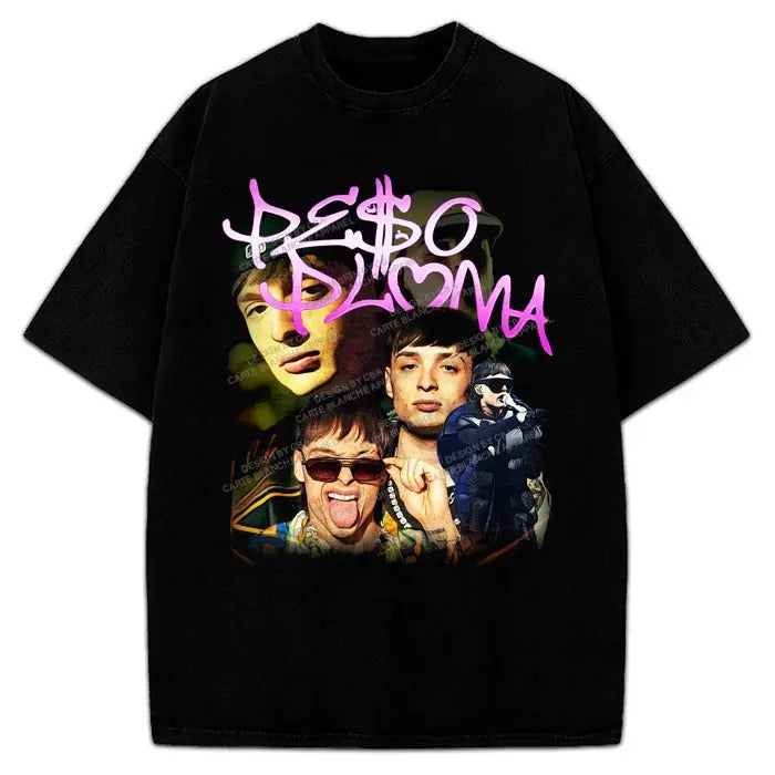 Peso Pluma Vintage Retro 90's Style Playera Regional Mexicano Sinaloa T-Shirt Crewneck Cotton Hoodie, Sweatshirt