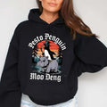 Pesto The Penguin And Moo Deng The Baby Hippo Funny Hoodie Casual Street Style Fleece Pullover Hooded Sweatshirt Tops...