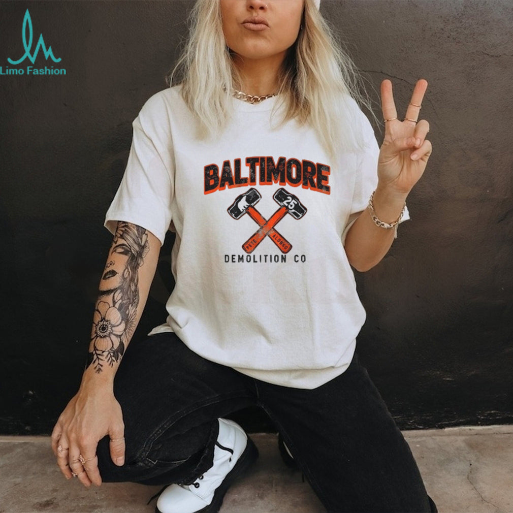 Pete Alonso Baltimore Demolition Co. Hammer 25 shirt