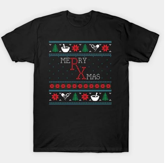 Pharmacy Ugly Christmas Xmas t-shirt thd Hoodie, Sweatshirt | PureTeeCo.com