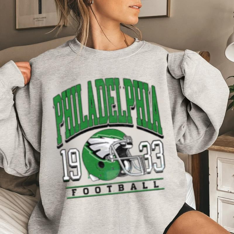 Philadelphia Inspired Skeleton Football Sweatshirt