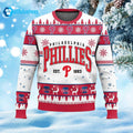Philadelphia Phillies Baseball Christmas Ugly Sweater