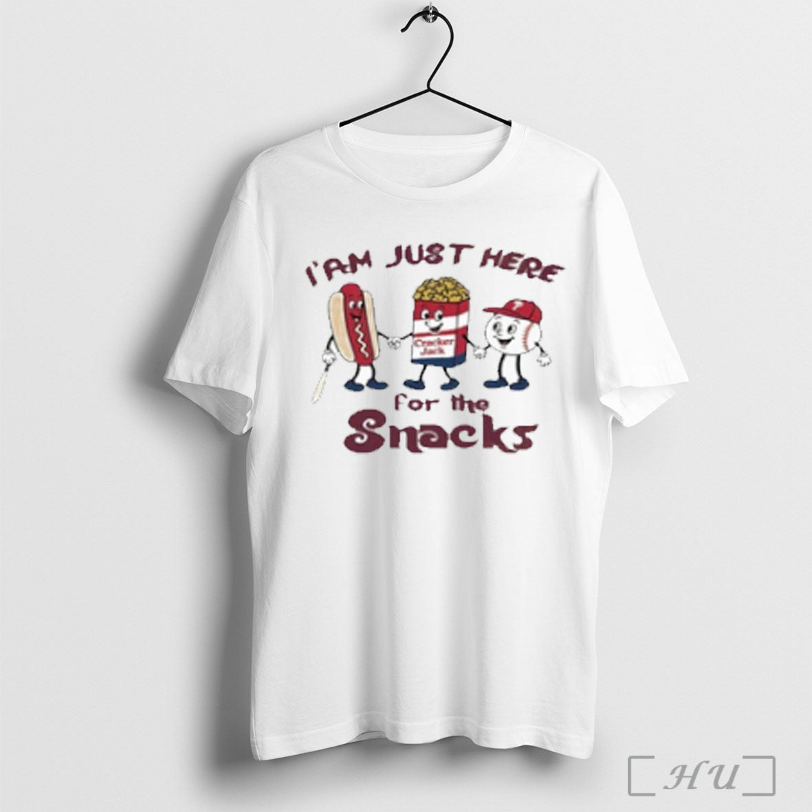 Philadelphia Phillies Just Here For Snacks Shirt T Shirt
