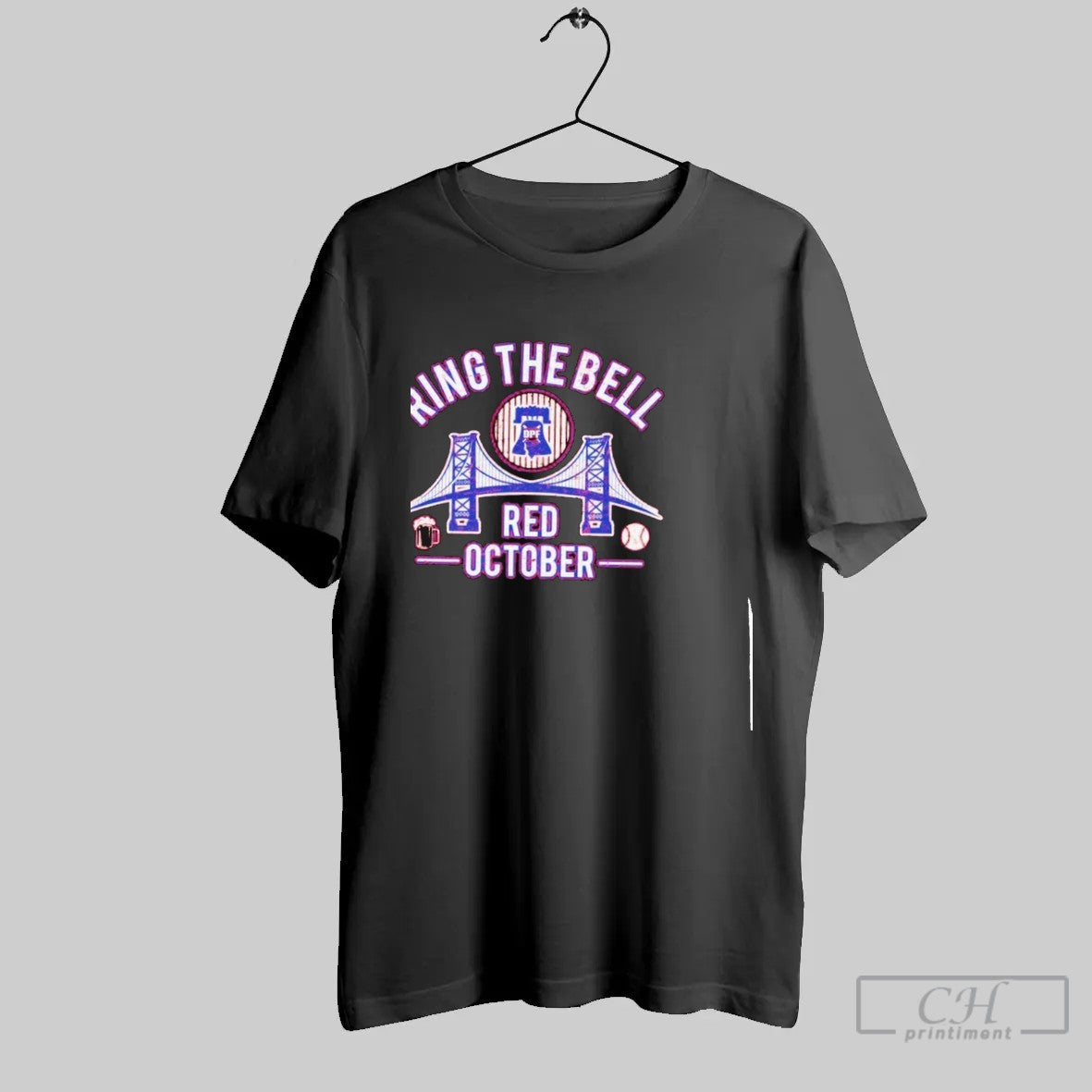 Philadelphia Phillies Ring The Bell Red October T Shirt