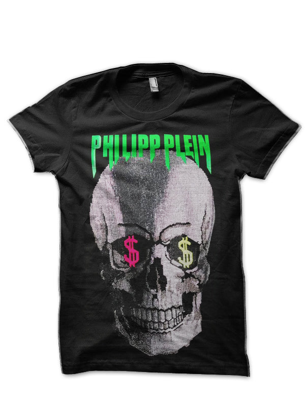 Philipp Plein Skull Black T-Shirt Hoodie, Sweatshirt | PureTeeCo.com