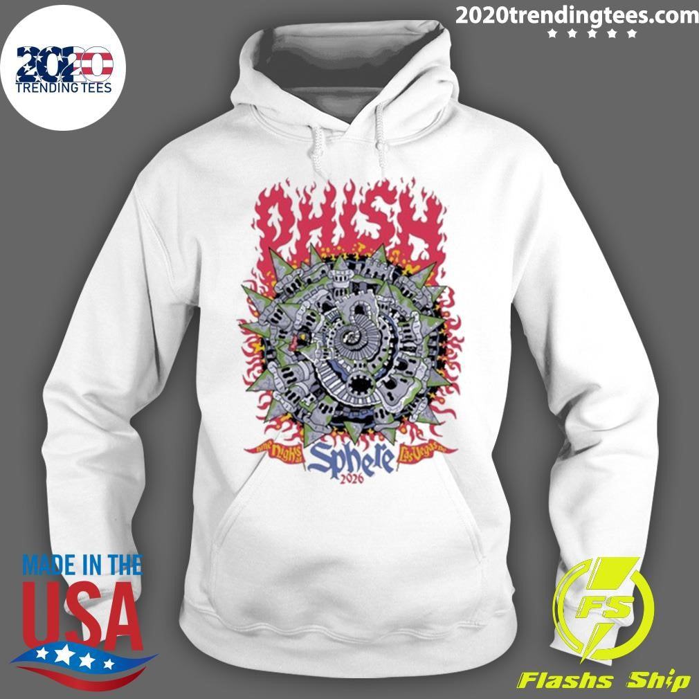 Phish Concert Tour in Las Vegas Nine Nights 2026 Shirt