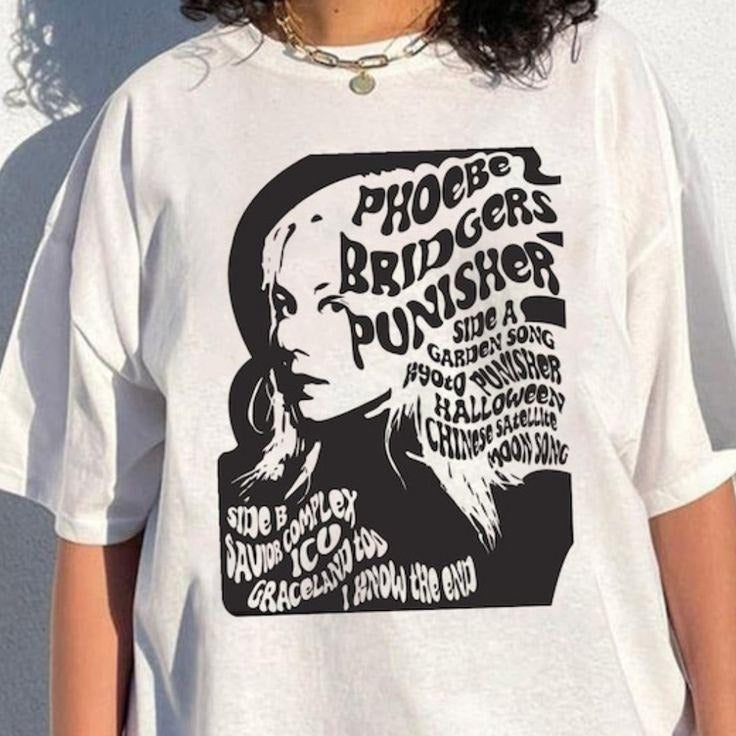 Phoebe Bridgers T-Shirt, Moon Song Graphic Album Fan Gift Tee Hoodie, Sweatshirt | PureTeeCo.com