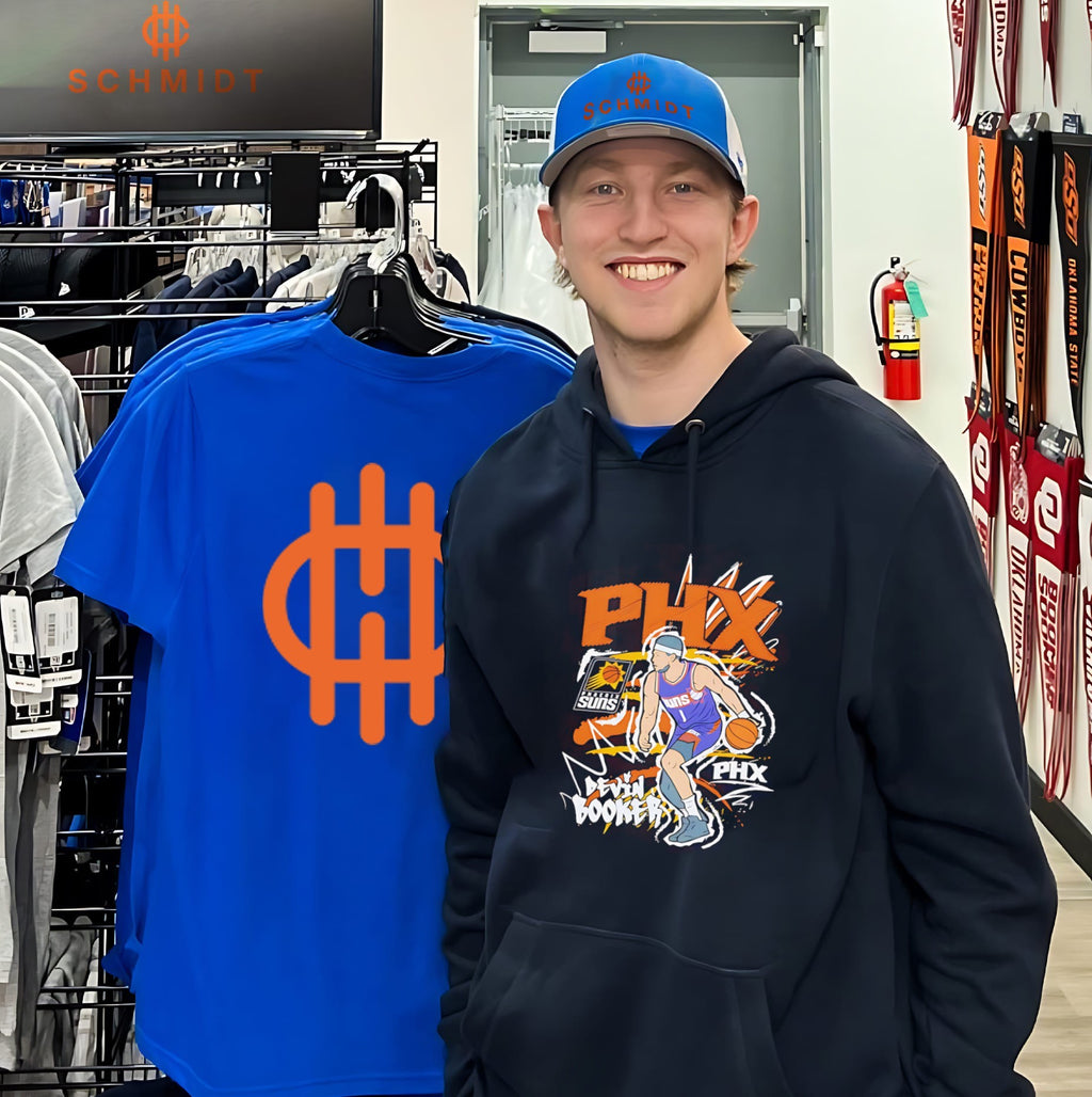 Phoenix Suns Devin Booker Chalked Up graphic shirt