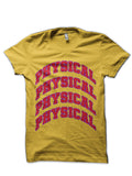 Physical Dua Lipa Yellow T-Shirt Hoodie, Sweatshirt | PureTeeCo.com