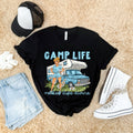 CAMP LIFE CAMPER TEE Hoodie, Sweatshirt | PureTeeCo.com (Image 1)