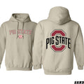 Pig State Hoodie - Fun Pig Graphic and Bold Text Design, Perfect for Animal Lovers and Unique Style, Cozy and Playful -...