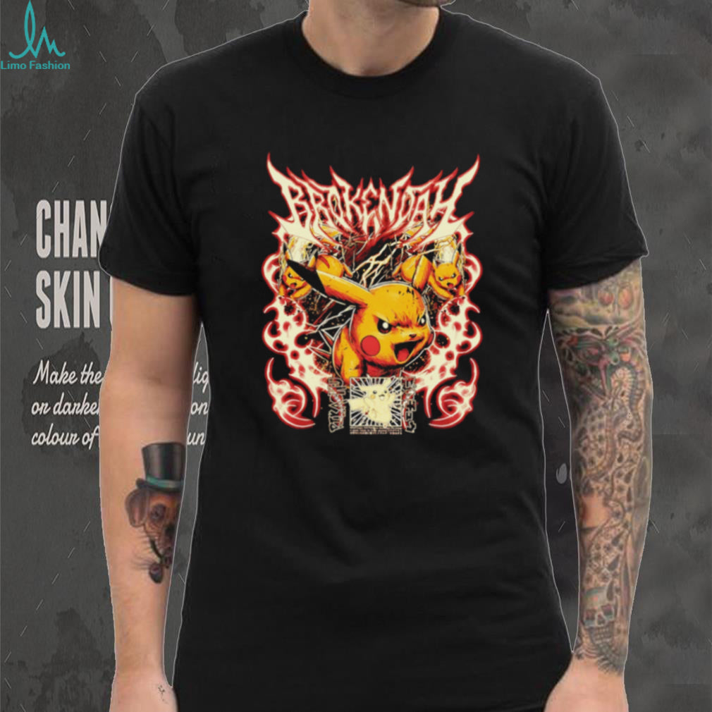 Pikachu High Voltage Brokendah Pokémon Pokemon shirt
