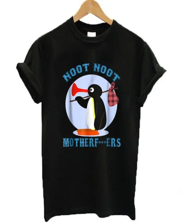 Pingu Noot Noot Mutherfuckers T-shirt Hoodie, Sweatshirt | PureTeeCo.com