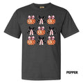 Pink & Black Pumpkin Coquette Comfort Colors T-Shirt 'NLB' Hoodie, Sweatshirt | PureTeeCo.com