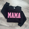 Pink Glitter Mama Crewneck T-Shirts, Hoodie, Sweatshirt | PureTeeCo.com