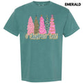Pink O'Christmas Tree Comfort Colors T-Shirt 'NLB' Hoodie, Sweatshirt | PureTeeCo.com