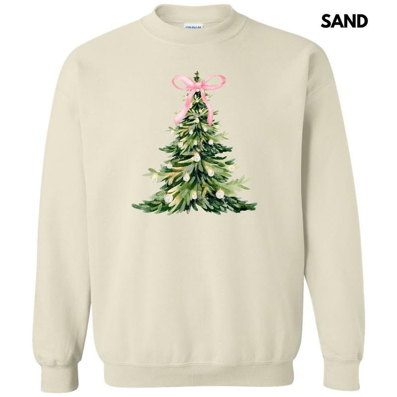 Pink Posh Christmas Tree Sweatshirt 'NLB' T-Shirts, Hoodie | PureTeeCo.com