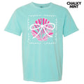 Pink Seashell Coquette Comfort Colors T-Shirt 'NLB' Hoodie, Sweatshirt | PureTeeCo.com