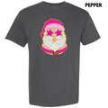 Pink Star Eyes Santa FAKE Glitter Comfort Colors T-Shirt 'NLB' Hoodie, Sweatshirt | PureTeeCo.com