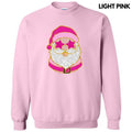 Pink Star Eyes Santa FAKE Glitter Sweatshirt 'NLB' T-Shirts, Hoodie | PureTeeCo.com