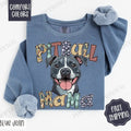 Pitbull Mama Comfort Colors Sweatshirt, Mama Women's Crewneck, Cute Dog Mom Women's Sweater T-Shirts, Hoodie | PureTeeCo.com