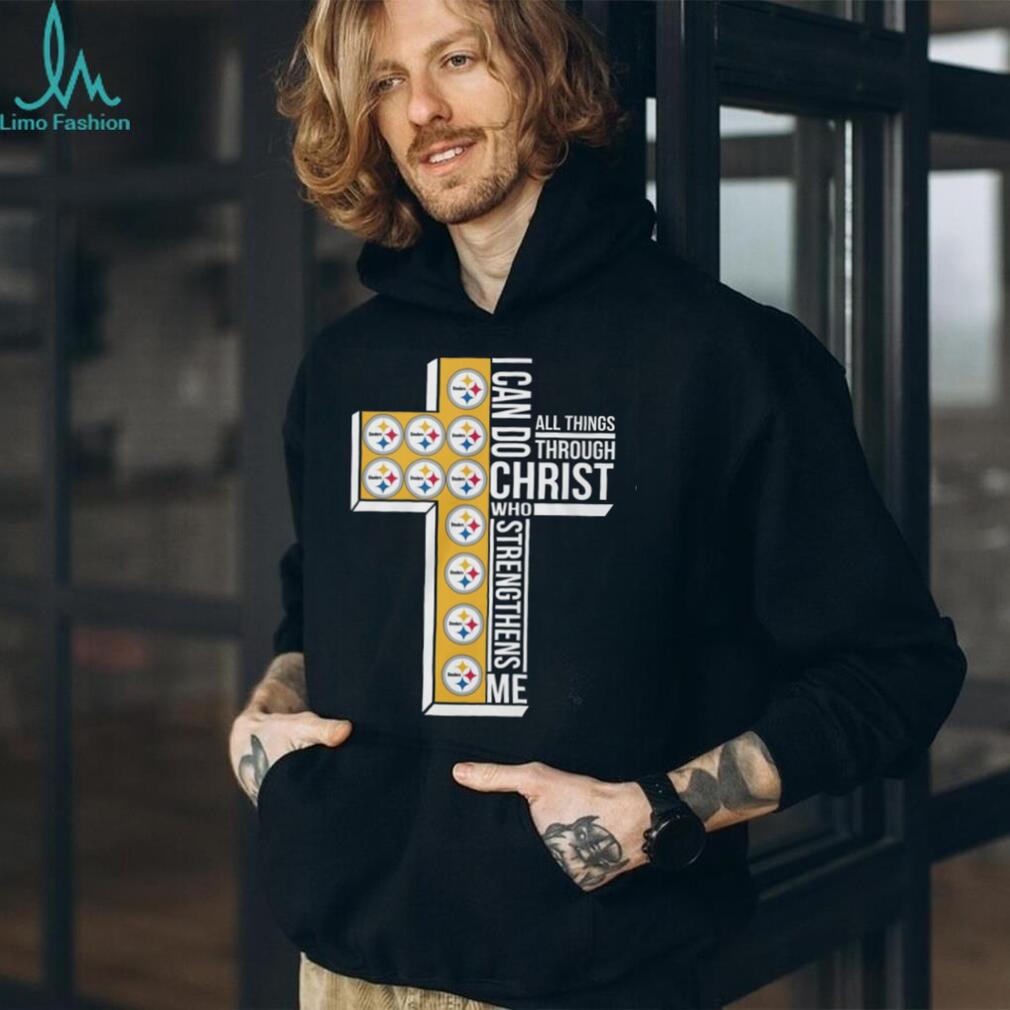 Pittsburgh Football Cross Team Logo Faith Religion Shirt