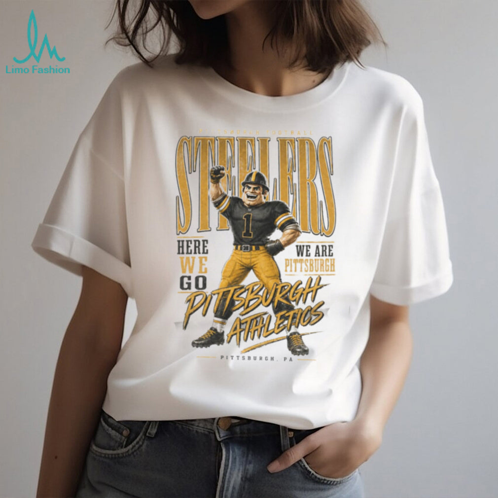 Pittsburgh Football Here We Go Mascot Vintage Shirt