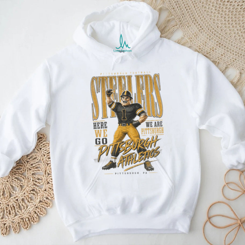 Pittsburgh Football Here We Go Mascot Vintage Shirt