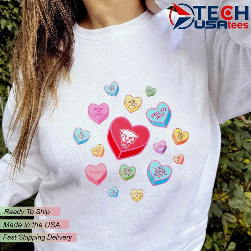 Pittsburgh Panthers Sweet Talk Valentine’s Day shirt